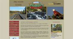 Desktop Screenshot of greatlakesandland.com