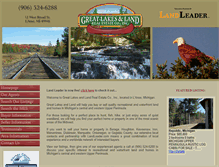 Tablet Screenshot of greatlakesandland.com